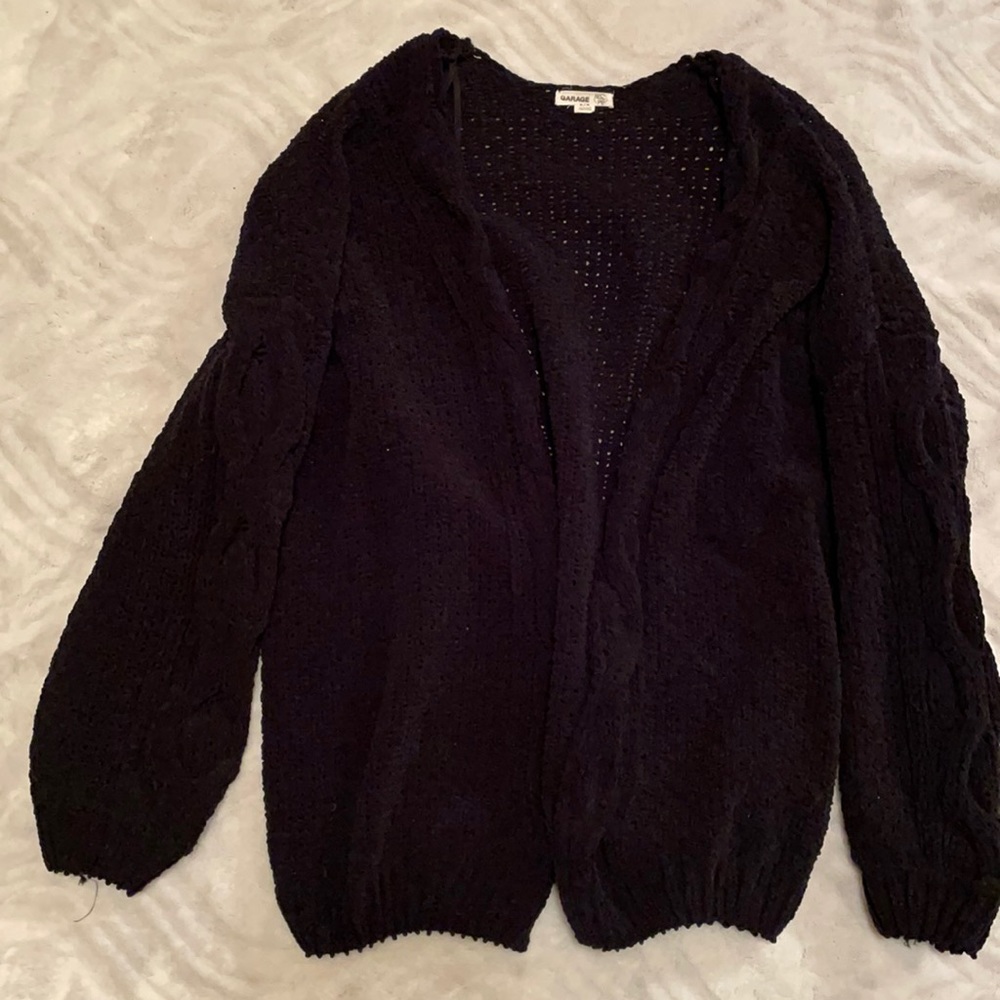 Black Sweater Cardigan